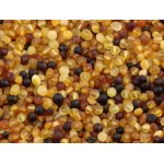 Natural Raw BAROQUE Baltic amber holed loose beads