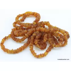 10 Raw NUGGETS Baltic amber adult strech bracelets