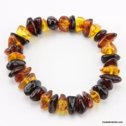 Rounded Nuggets Baltic amber bracelet