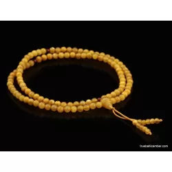 Tibetan Buddhist Japa Mala Prayer 108 Baltic amber beads rosary