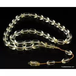 Islamic 33 Prayer OLIVE Baltic amber beads