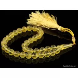 Islamic 33 Prayer Honey ROUND Baltic amber beads