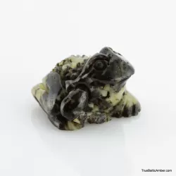 Carved Genuine BALTIC AMBER - Frog