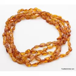 5 Honey BEANS Baltic amber adult wholesale necklaces 19in