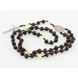 Natural Baltic Amber CHRISTIAN CATHOLIC Rosary