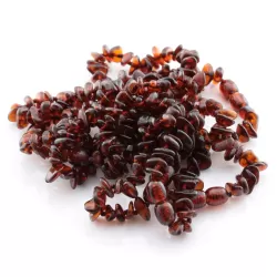 10 Cognac CHIPS Baltic amber teething bracelets 14cm