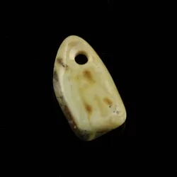 Baltic Amber Medallion pendant with hole