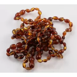 10 BEANS Baltic amber teething Baby bracelets 14cm