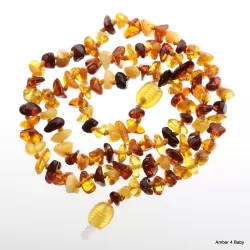 Chips Baltic Amber Necklace for Adults