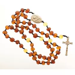 Cognac Baltic Amber CHRISTIAN CATHOLIC Rosary