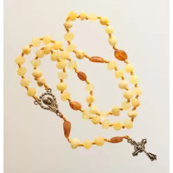 Milk Baltic Amber CHRISTIAN CATHOLIC Rosary