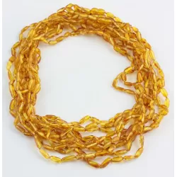 10 Honey BEANS Baltic amber adult wholesale necklaces 51cm