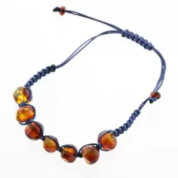 Shamballa Baltic Amber Bracelet for Adults