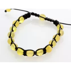 Shamballa Baltic Amber Bracelet for Adults