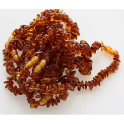 10 Cognac NUGGETS Baltic amber adult bracelets 20cm