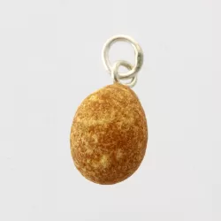 Rough Genuine Baltic amber Drop Fossil Pendant