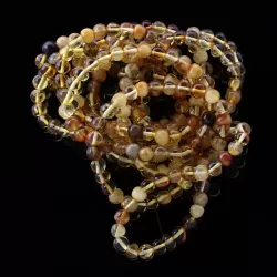 10 Mix BAROQUE Baltic Amber Stretchy Bracelet 20cm