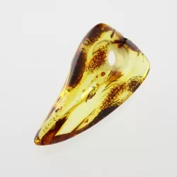 Natural Baltic Amber Hole Pendant