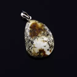 Unique Color DROP Baltic Amber Pendant