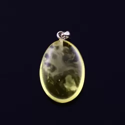 Unique Color DROP Baltic Amber Pendant