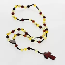 Christian ROSARY made of natural Baltic amber