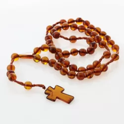 Christian ROSARY made of natural Baltic amber