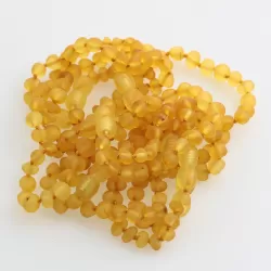 10 Raw Honey BAROQUE Baltic amber teething bracelets 14cm