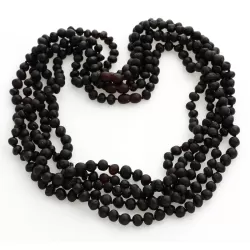 5 Raw Cherry BAROQUE Baltic amber adult necklaces 55cm