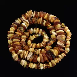 Vintage Nuggets Baltic amber necklace 88cm