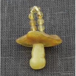 Baltic amber teething dummy - pacifier