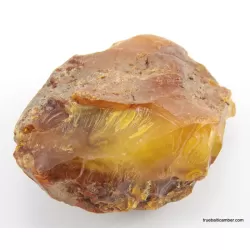 Massive genuine Baltic amber fossil stone 125g