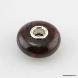 Cherry Baltic amber PANDORA style bead