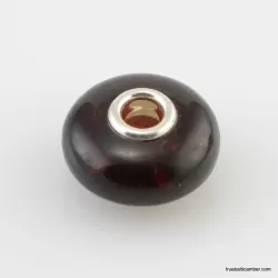 Cherry Baltic amber PANDORA style bead