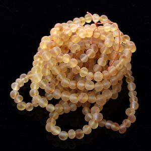 10 Raw Honey BAROQUE Baltic amber adult stretch bracelets 19cm