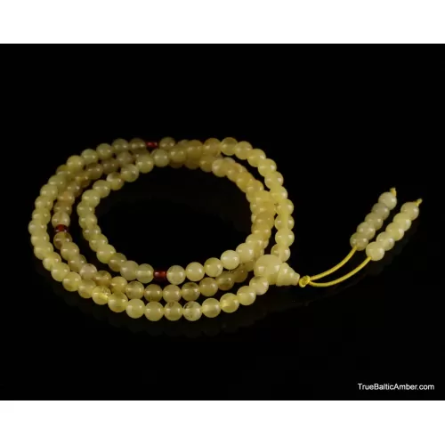 Tibetan Buddhist Japa Mala Prayer 108 Baltic amber beads rosary