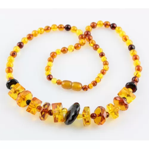 Composition Baltic amber necklace 19in