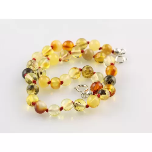 Adjustable Size Baltic amber Bracelet Anklet 30cm