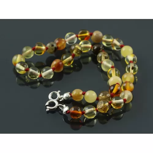 Adjustable amber bracelet top
