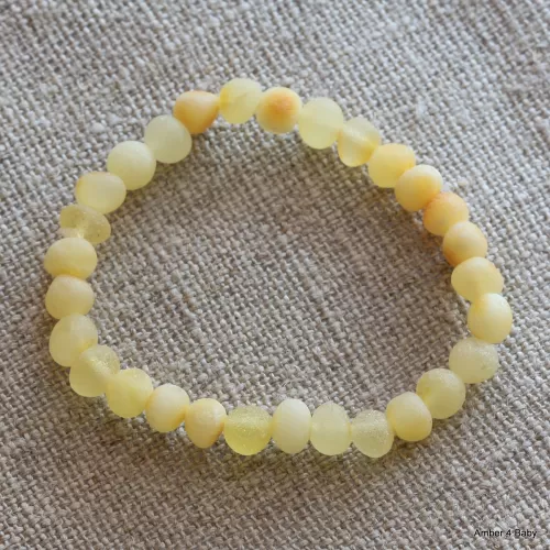 Raw Baltic Amber Teething Bracelet for Babies