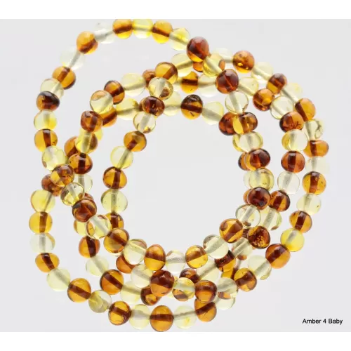 Baltic Amber Stretchy Bracelet for Adults