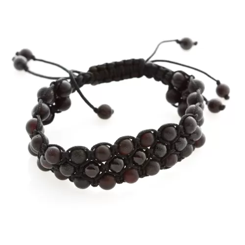 Shamballa Baltic Amber Bracelet for Adults