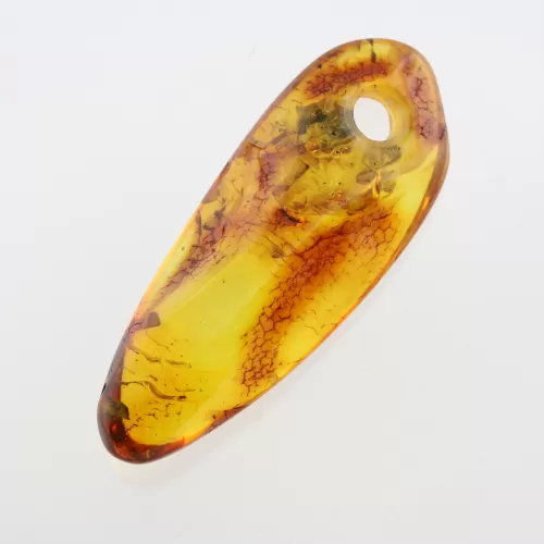 Natural Baltic Amber Hole Pendant