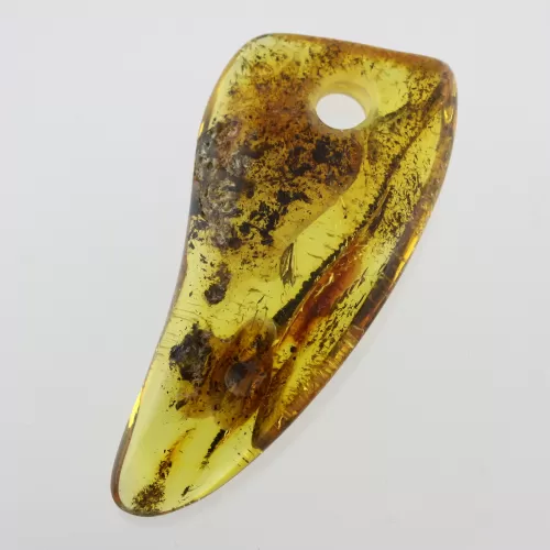 Natural Baltic Amber Hole Pendant