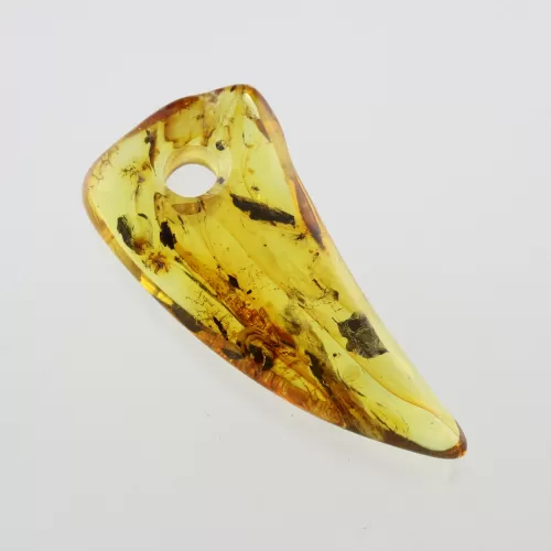 Natural Baltic Amber Hole Pendant