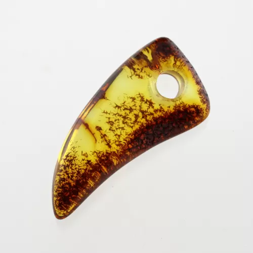 Natural Baltic Amber Hole Pendant