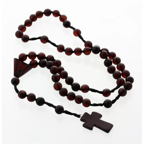 Christian ROSARY made of natural Baltic amber