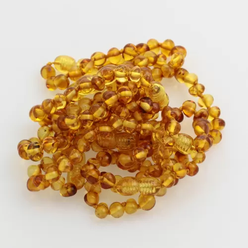 10 Honey BAROQUE Baltic amber teething bracelets 12cm