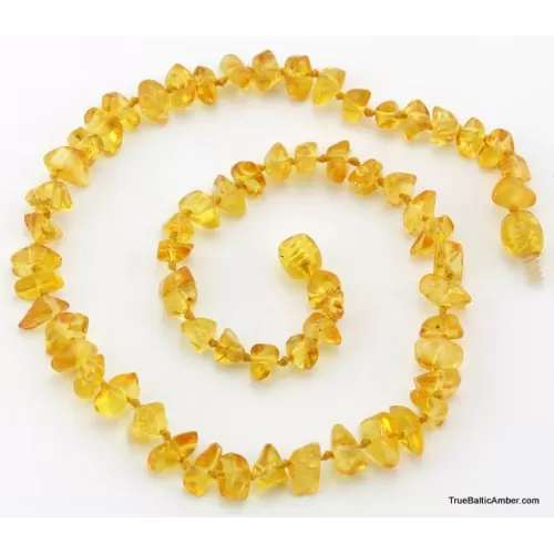 Wholesale Baby teething Baltic amber honey bead necklaces