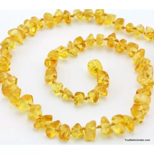 Wholesale Baby teething Baltic amber honey bead necklaces