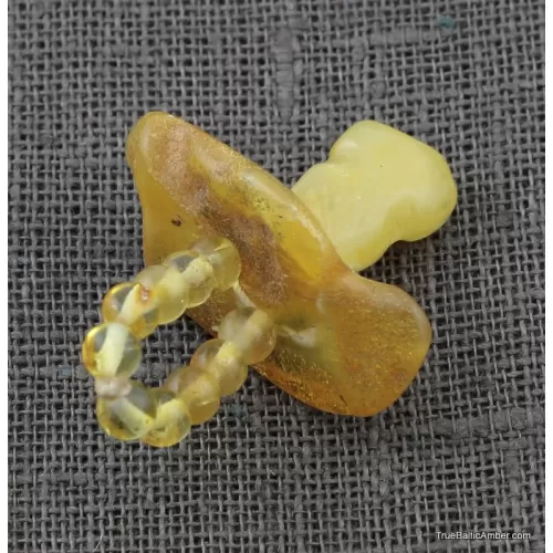 Baltic amber teething dummy - pacifier